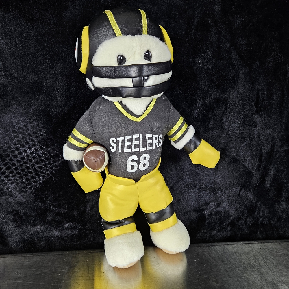 NHL Plush Toy with Black and Yellow Outfit